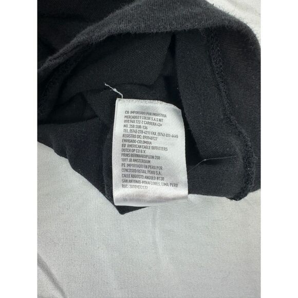 Run DMC T-Shirt Top Women's Size M Black 100% Cotton Crew-Neck Long Sleeves-Y2K - Picture 8 of 8